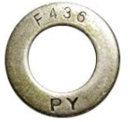 3/8X27X3.0MM HT FLAT WASHER Z/P 